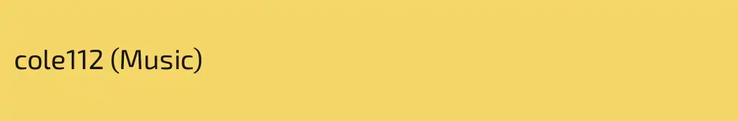 cole112 (Music)